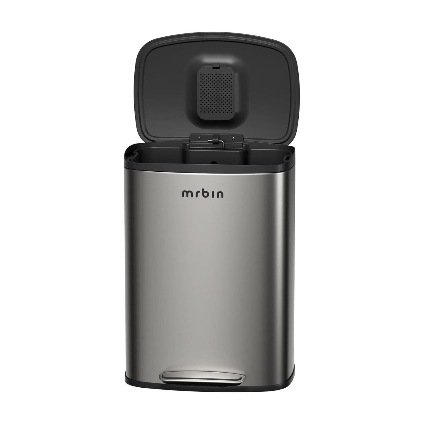 Stainless Steel Kitchen Trash Can - 13gal / 50L, Eclipse Grey