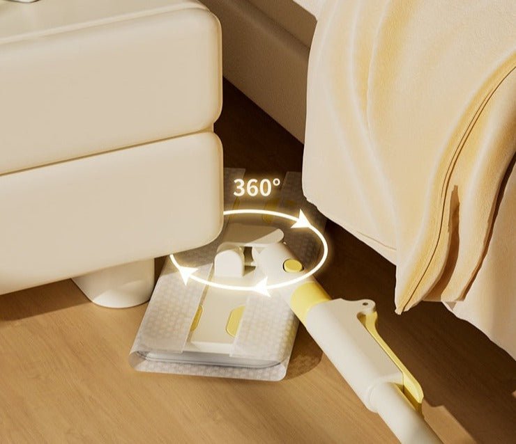 Cream - Style Disposable Dust Mop with One - Swipe Clean and Powerful Absorption - mrbin