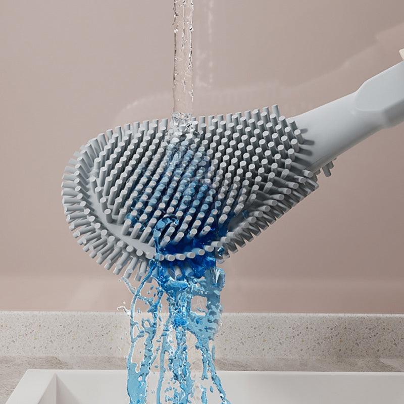 Innovative 2024 Model Wall - Mounted Toilet Brush with Automatic Head for Hygienic Cleaning - mrbin