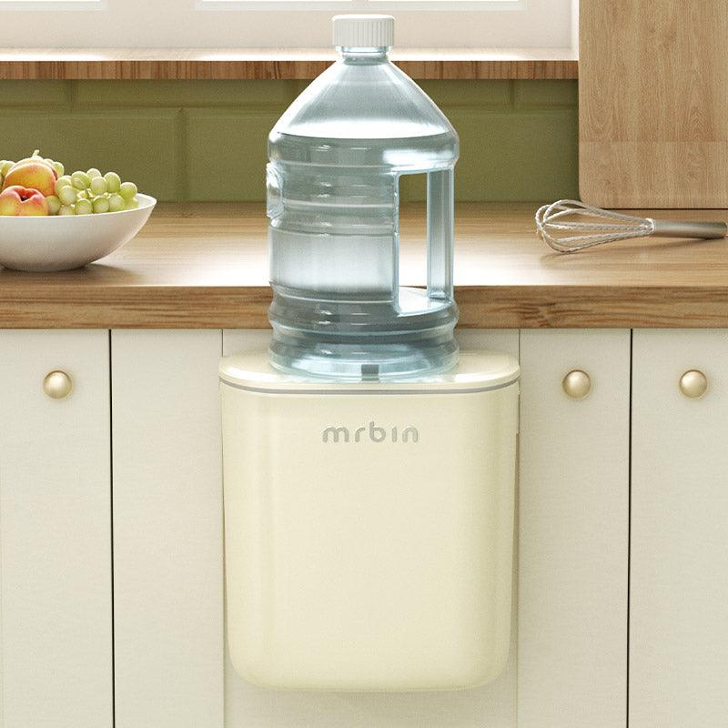 Space - Saving Wall - Mounted Trash Can with Dual Opening and Sealed Anti - Odor Technology - mrbin