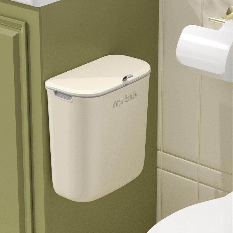 Space - Saving Wall - Mounted Trash Can with Dual Opening and Sealed Anti - Odor Technology - mrbin