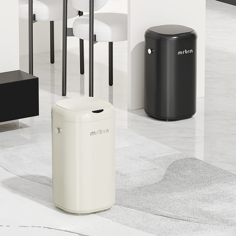 MrBin Luxury Electric Automatic Adsorption Trash Can - Touchless, Silent Operation for Home and Kitchen with Stylish Design