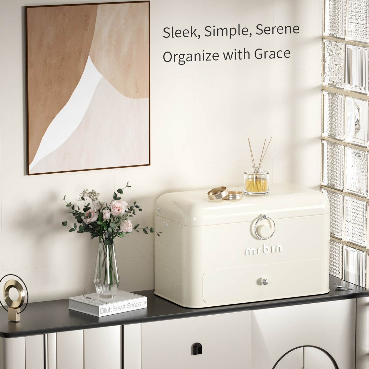 Metal 3-Tier Medicine Container Folding Waterproof Safe Boxes and Supply Storage Organizer Empty First Aid Kit for Home Portable Emergency Kit, Cream White