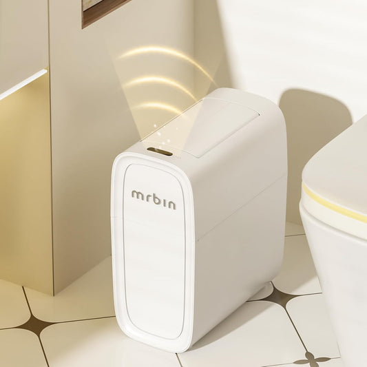 Motion Sensor Trash Can - 12L, Automatic, Removable Lid