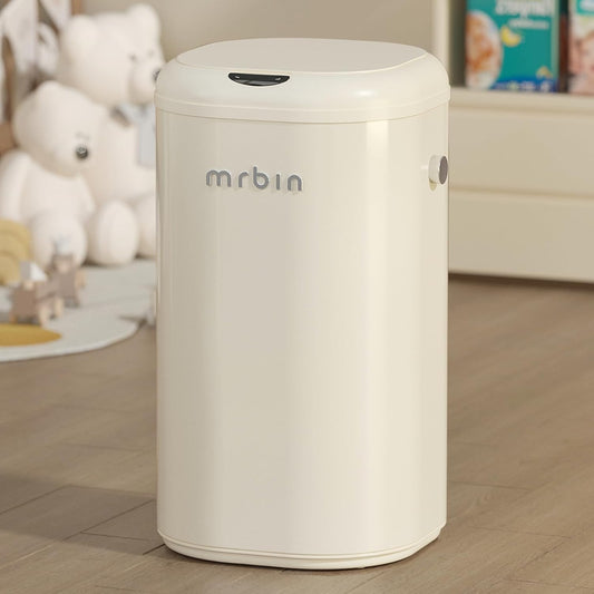 Motion Sensor Diaper Pail - 8gal, Touchless, White