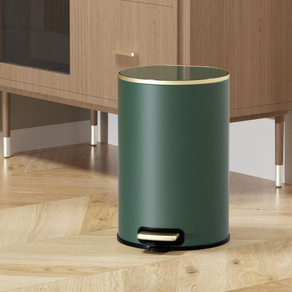 Refined Luxury Trash Can with Silent Closure and Dual Bin System - mrbin