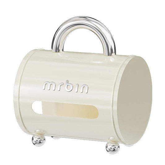 Chic Round Bag Organizer with Elegant Carry Handle and Durable Steel Frame - mrbin