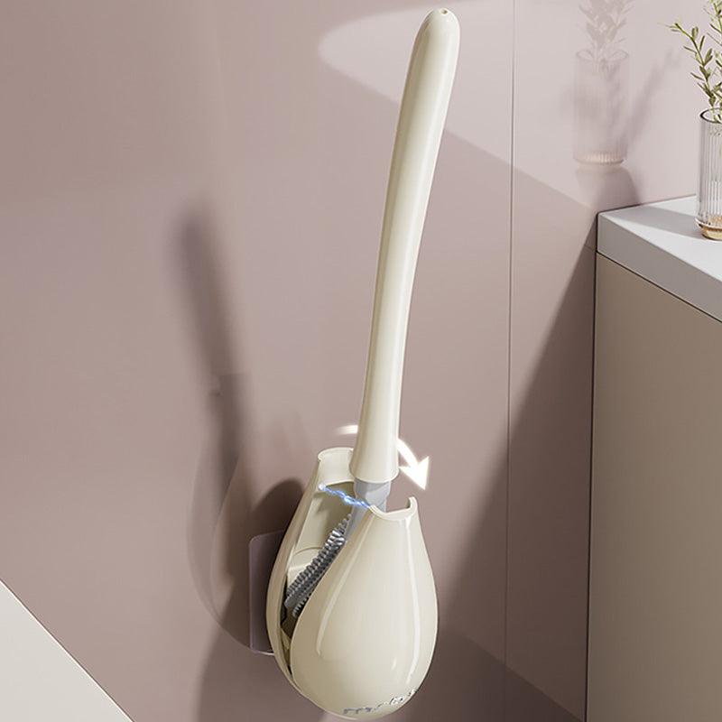 Innovative 2024 Model Wall - Mounted Toilet Brush with Automatic Head for Hygienic Cleaning - mrbin