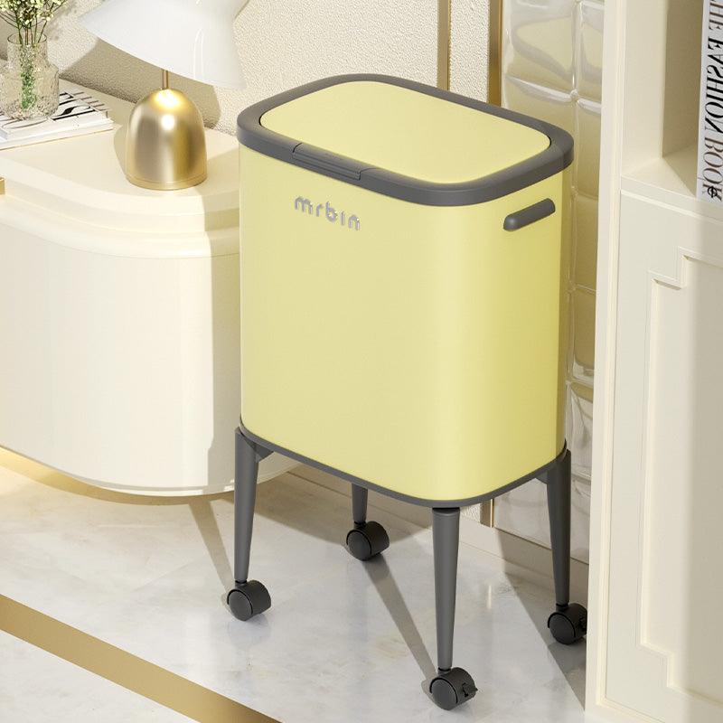 Kitchen Tall Bin with Wheels, Large Capacity, and High Foot Design - mrbin