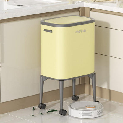 Kitchen Tall Bin with Wheels, Large Capacity, and High Foot Design - mrbin