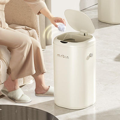 Mr. Bin Luxury Electric Trash Can - Touchless, Silent Operation for Home and Kitchen with Stylish Design - mrbin