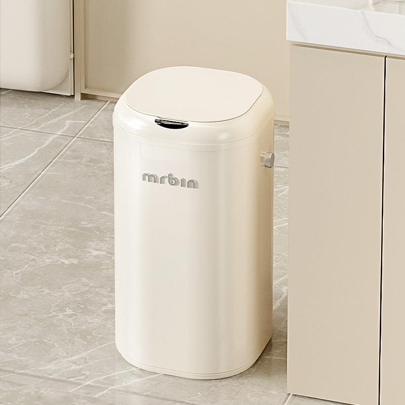 Mr. Bin Luxury Electric Trash Can - Touchless, Silent Operation for Home and Kitchen with Stylish Design - mrbin