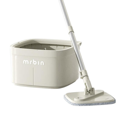 No - Touch Rotating Mop Bucket with Net and Dirty Water Separation and Extended Handle - mrbin