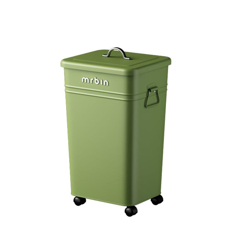 Practical Laundry Basket with Lid, Wheels, and Durable Construction for Easy Movement - mrbin