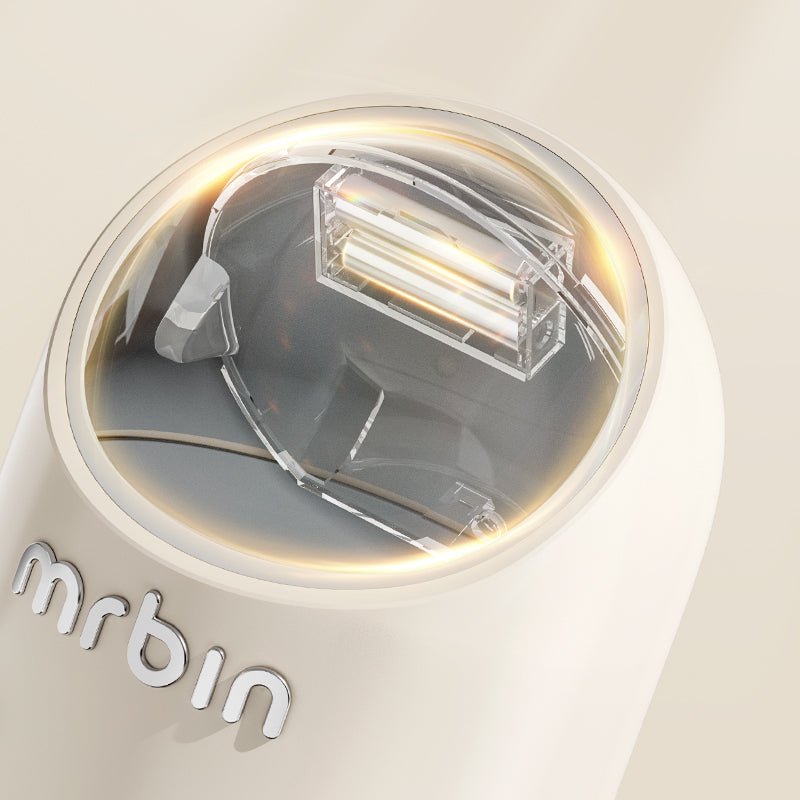 Smart Sensor Small Trash Can for Home with Push Lid Opening and Mini Size - mrbin