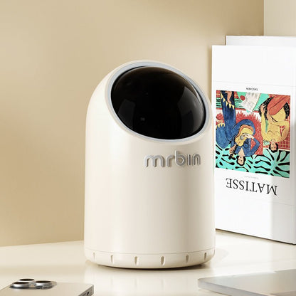 Smart Sensor Small Trash Can with book