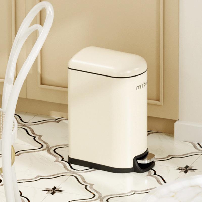 Space - Saving Step Small Trash Can - Sealed, Quiet, and Stylish for Bathrooms - mrbin