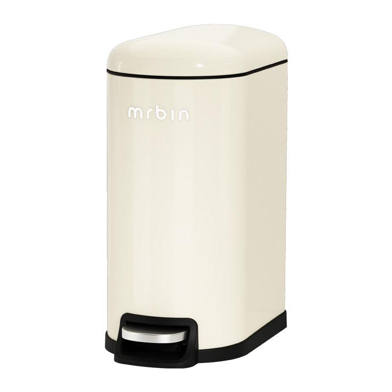 Space - Saving Step Small Trash Can - Sealed, Quiet, and Stylish for Bathrooms - mrbin