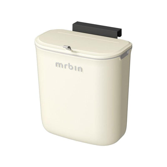 Space - Saving Wall - Mounted Trash Can with Dual Opening and Sealed Anti - Odor Technology - mrbin