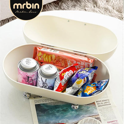 Spacious Living Room Storage Box with Flip - Top Design and Durable Construction for Versatile Use - mrbin