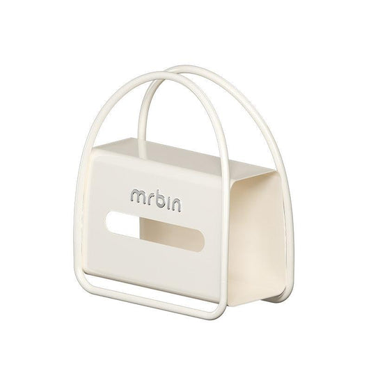 Stylish Square Handbag - Inspired Tissue Box with Rounded Wide Mouth and Side Paper Replacement - mrbin