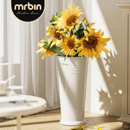 Stylish Umbrella Stand with Large Capacity, Extra Handle, and Hollow Bottom Design - mrbin