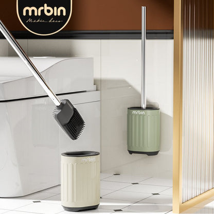 Toilet Brush with Extended Handle for Deep Cleaning and Easy Storage - mrbin