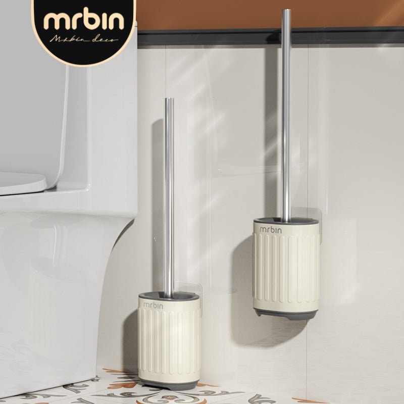 Toilet Brush with Extended Handle for Deep Cleaning and Easy Storage - mrbin