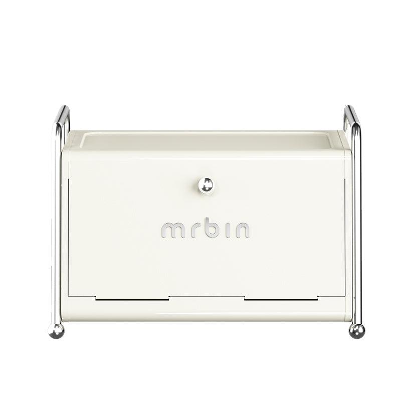 Top - Opening Desktop Storage Box with Magnetic Closure and Multi - Purpose Use - mrbin